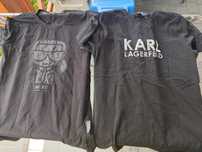 Dwa t-shirty kark lagerfeld