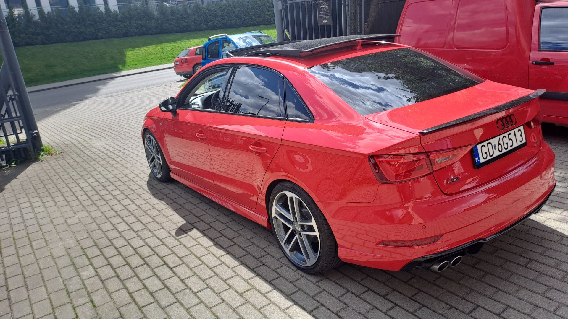 Tłumik audi a3 8v s line bosal sedan