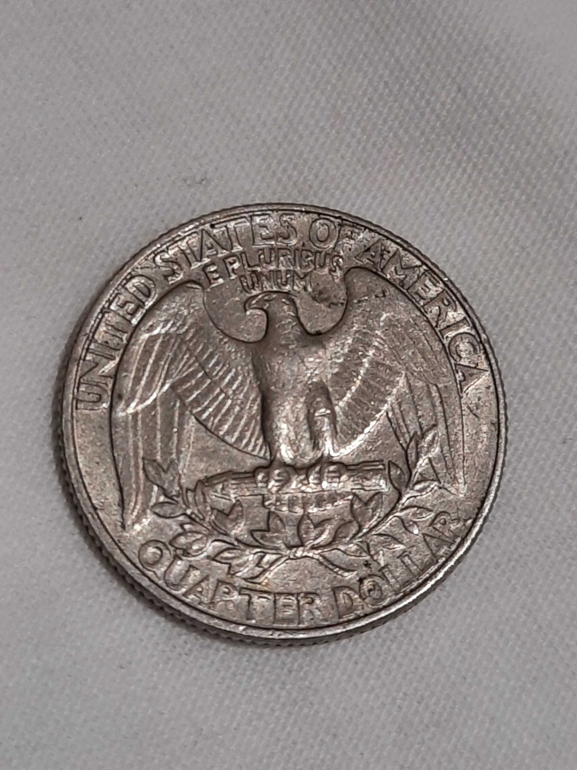 Монета квотер 25 центів США 1988 р.
