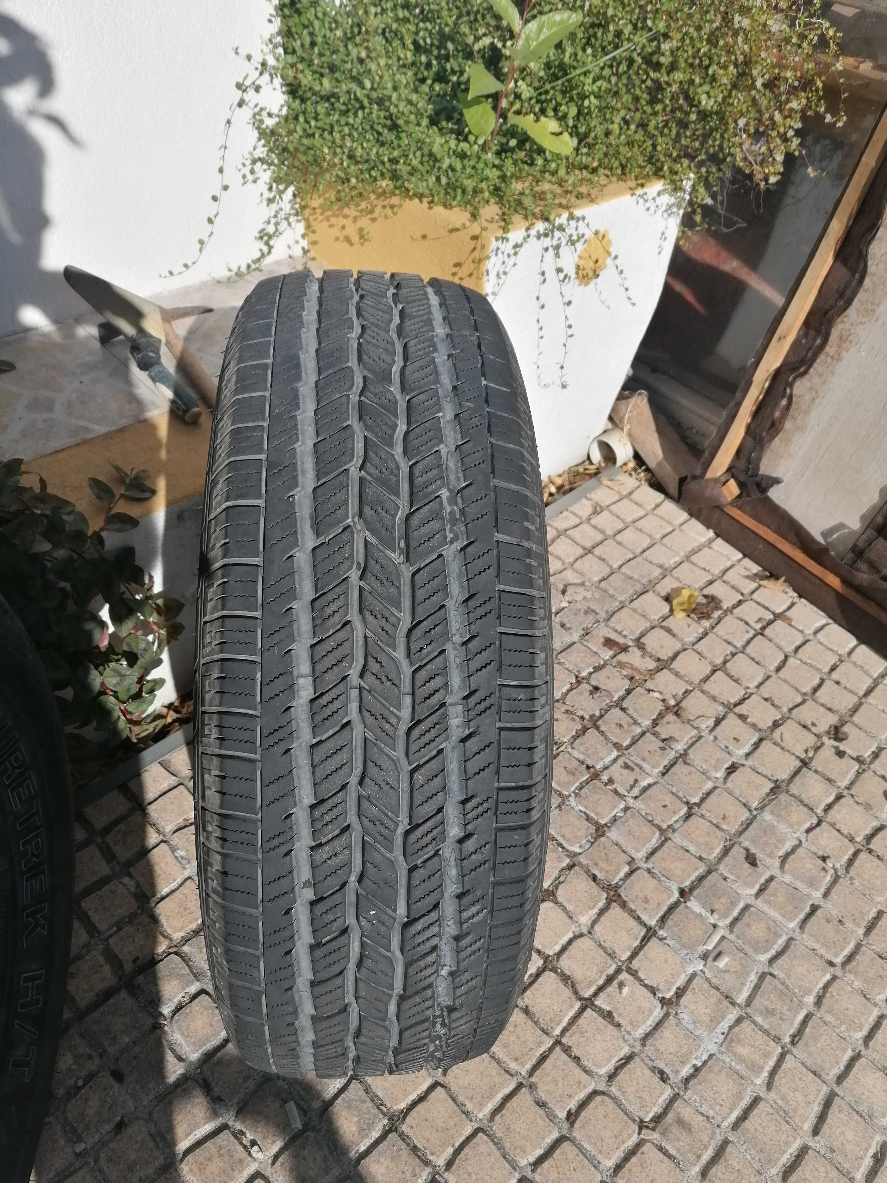 4 PNEUS seminovos (c/ 1500km) - 265/75R16 116T