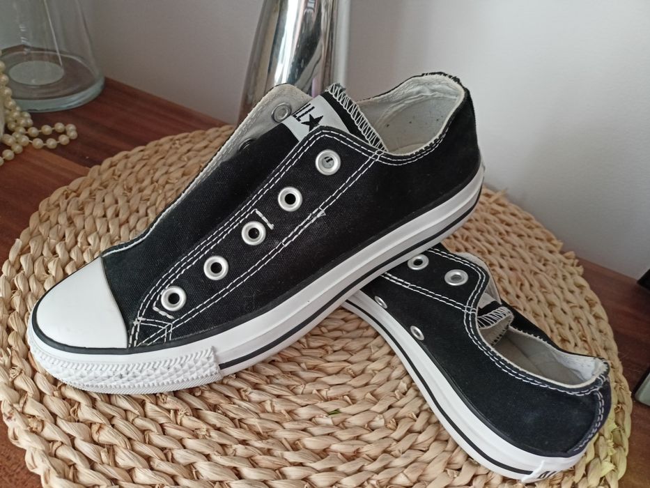 Trampki all Star Converse 36,5 czarne wsuwane