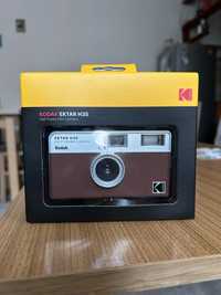 NOWY aparat analogowy 35mm z lampą błyskową Kodak Ektar H35 brązowy