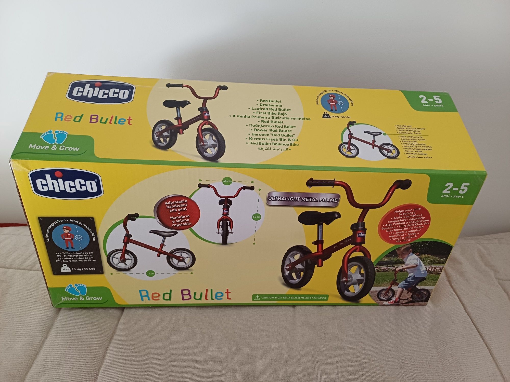 Bicicleta equilíbrio Chicco NOVA criança