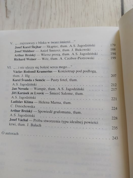 Czas i śmierć antologia czeskich opowiafan grozy