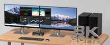 Перемикач VPFCT  на 2 монітори з 2 ПК USB 3.0 HDMI