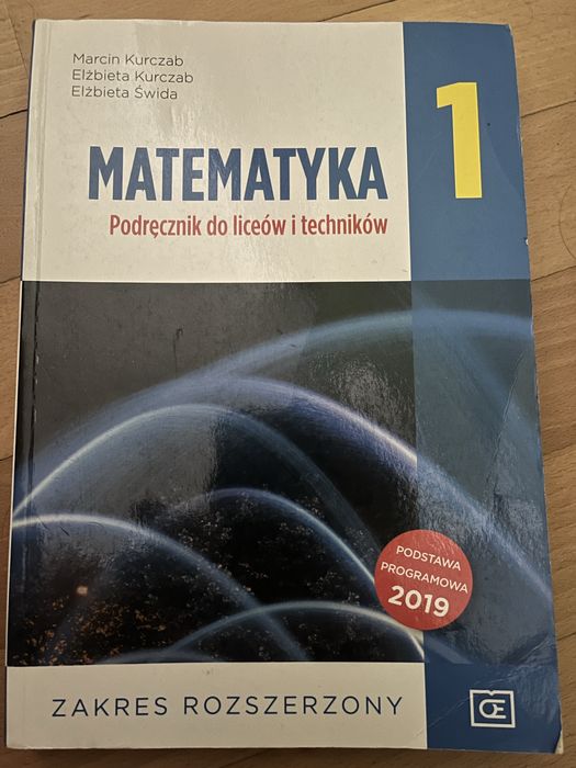 Matematyka zakres rozszerzony 1 podrecznik do liceów i techników