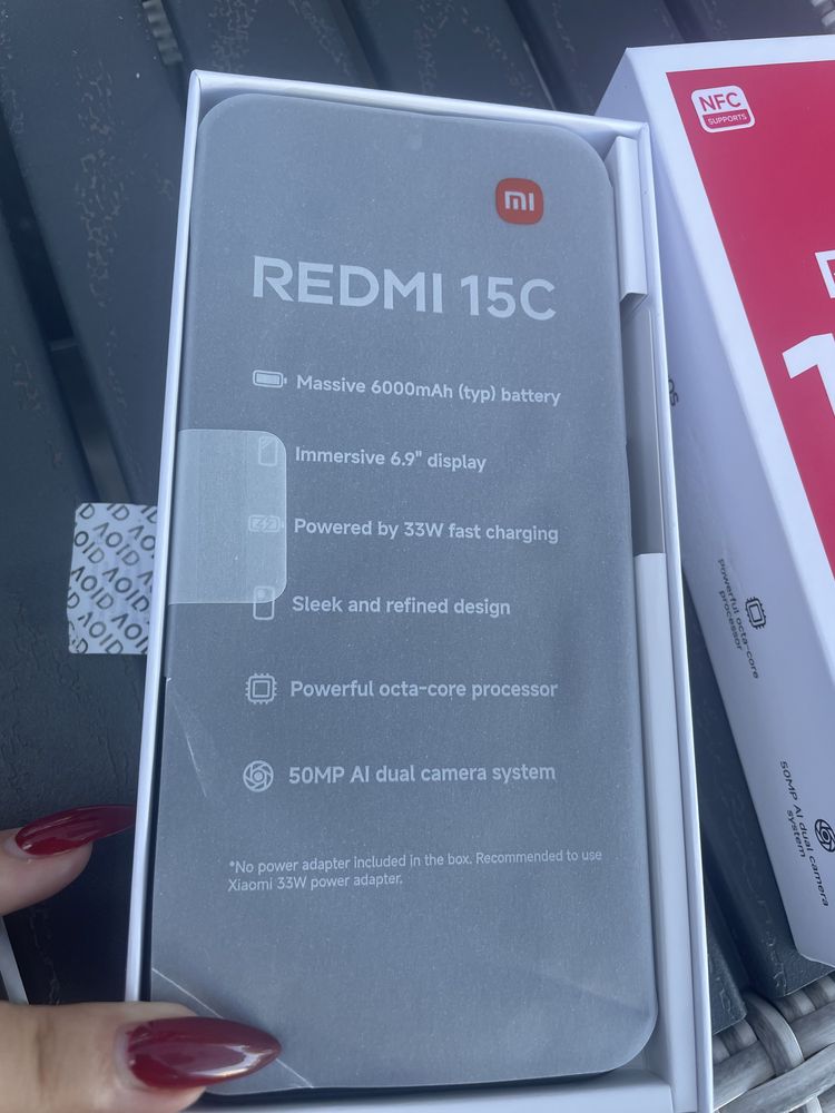 Smartfon Xiaomi Redmi 15 C black nowy z salonu