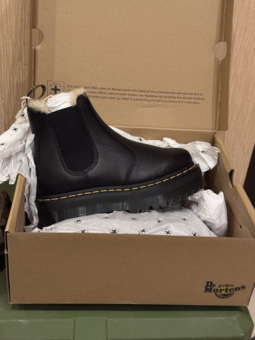 Зимові чоботи Dr. Martens оригінал 38р. 2976 Faux Fur Chelsea