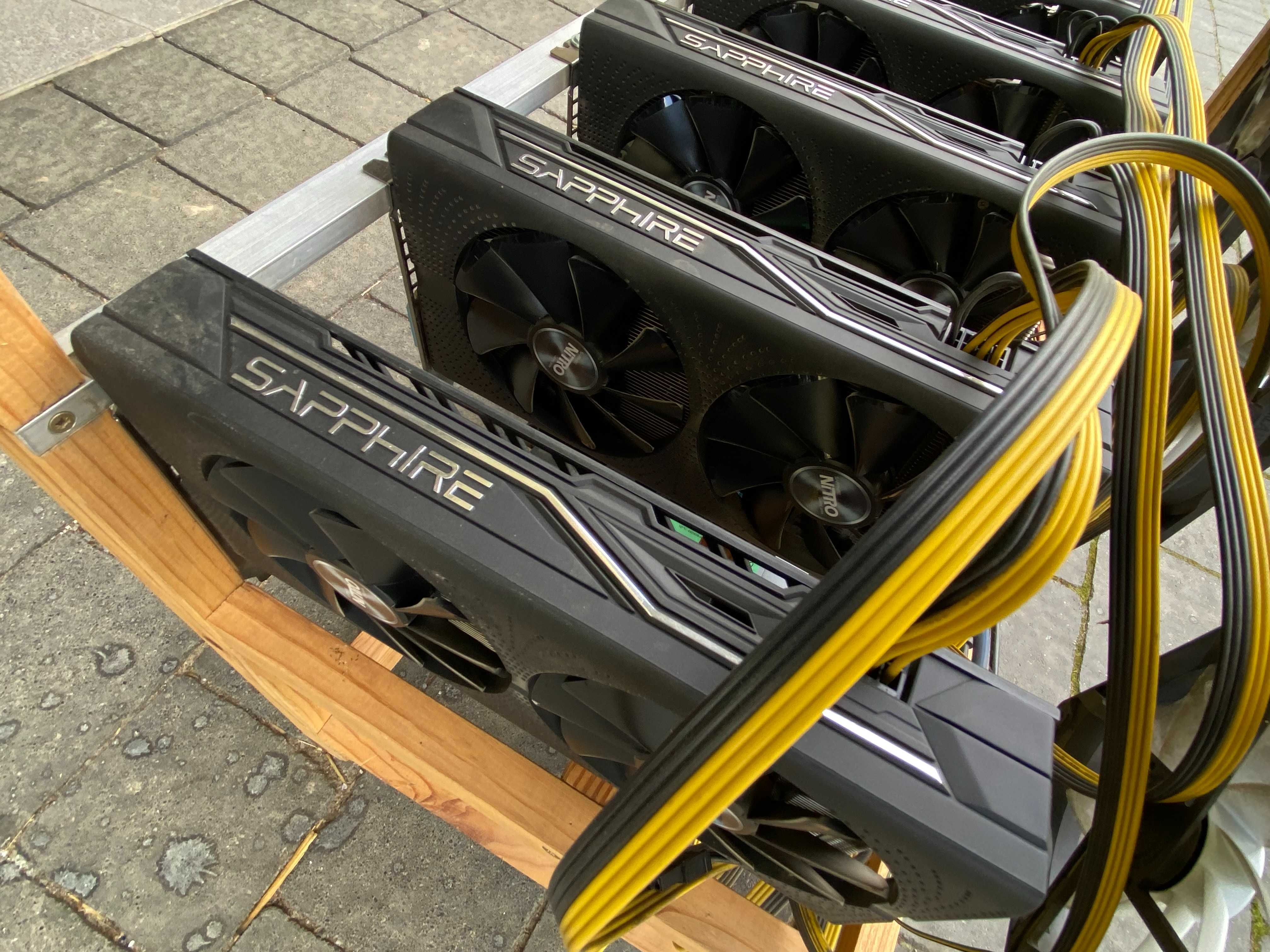 Koparka Kryptowalut 6x Radeon  RX470 Sapphire