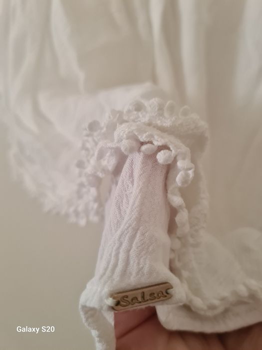 Blusa branca pouco usada marca Salsa