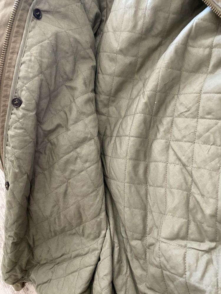 Куртка Зара Zara камуфляжная с подкладкой