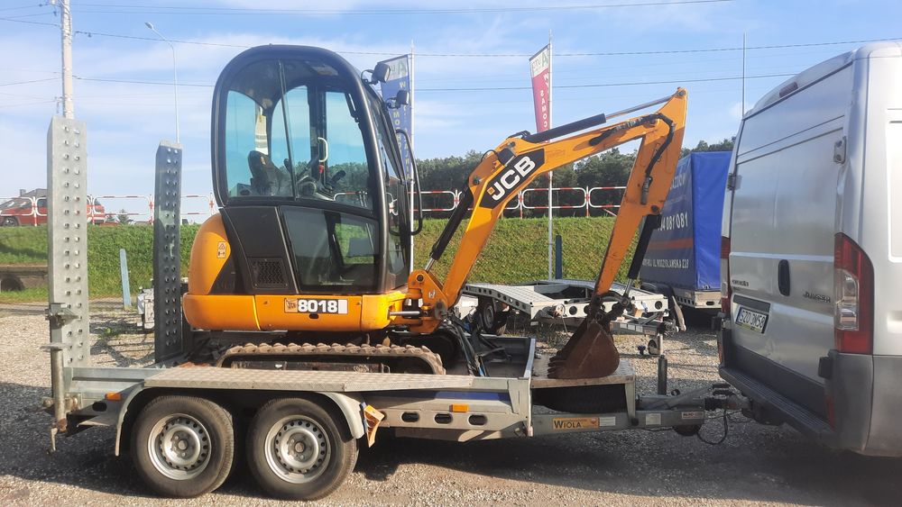 Minikoparka koparka jcb 8018 kubota yanmar cat wynajem wypożyczalnia