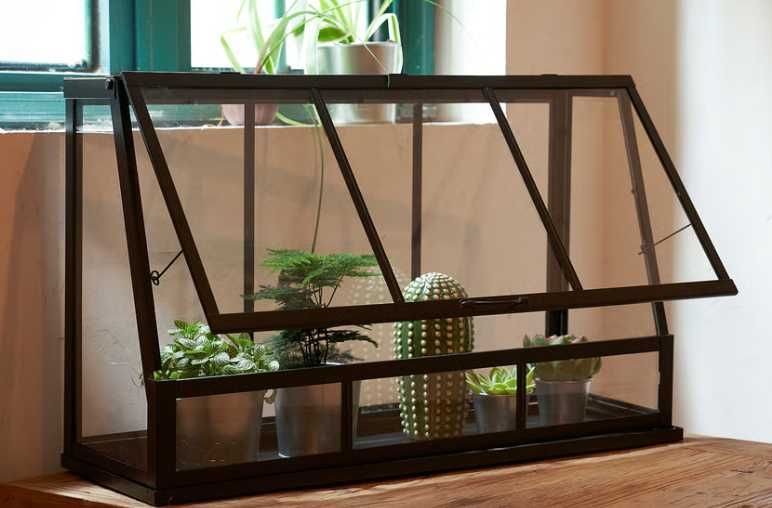 ÅKERBÄR Akerbar Miniszklarnia, do wewnątrz/na zewnątrz/antracyt, 65 cm