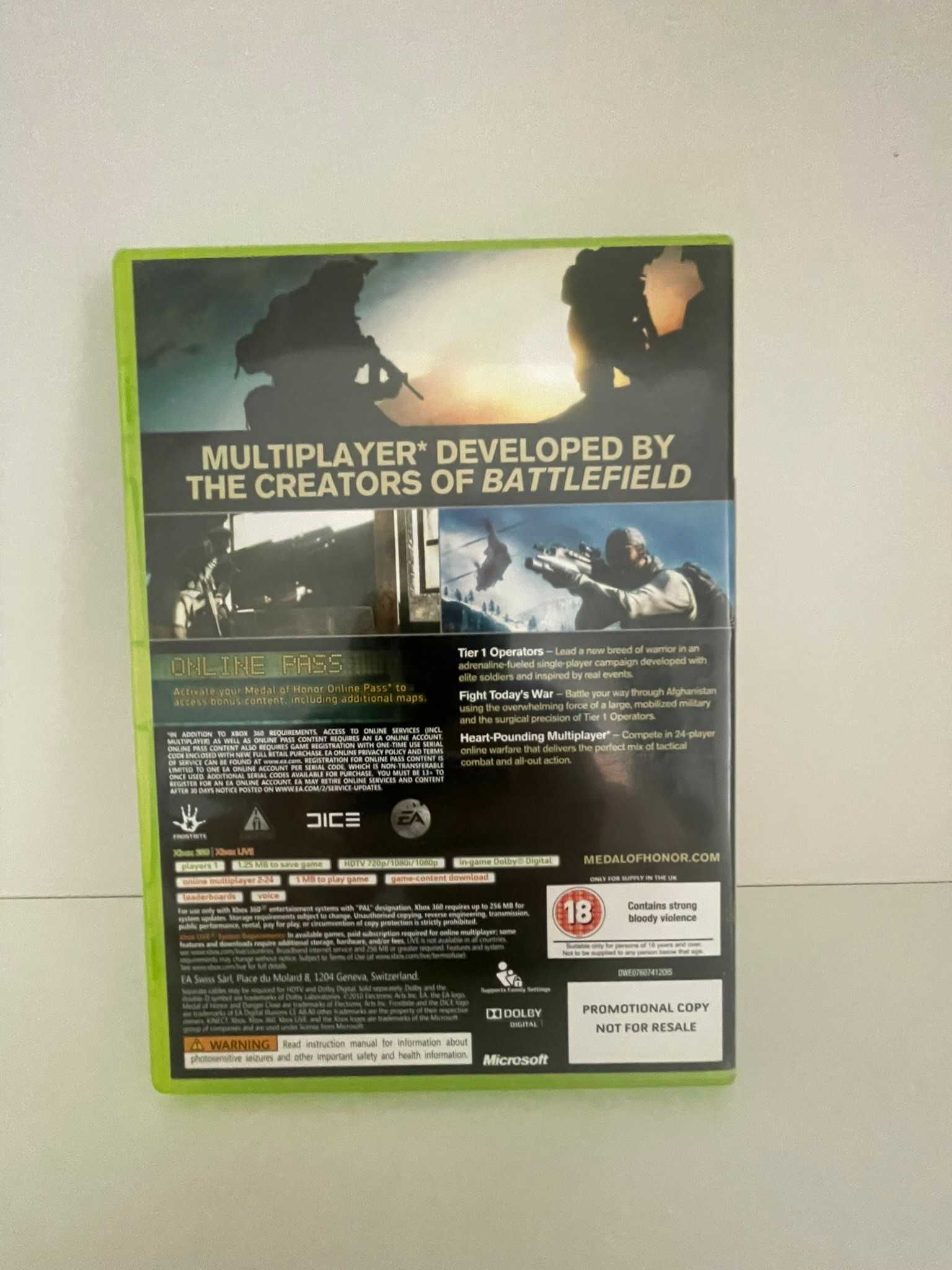 Medal Of Honor Xbox 360