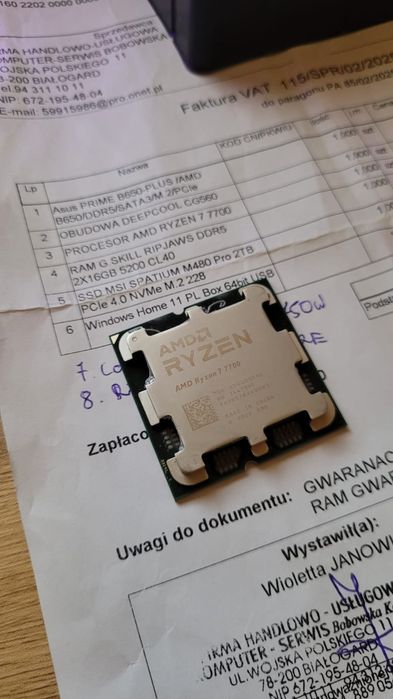 Procesor AMD Ryzen 7 7700 - GWARANCJA 2028
