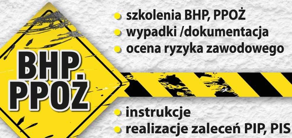 Szkolenia BHP PPOŻ - dokumentacje Radom, Kozienice, Zwoleń, Pionki BHP