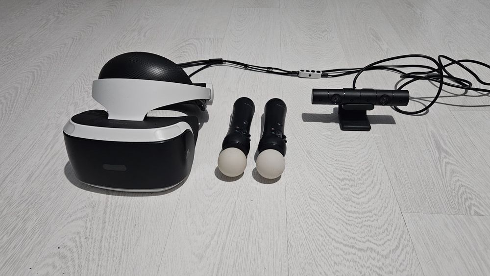 Google VR PS4/ Playstation VR + 2 kontrolery move + kamera- komplet