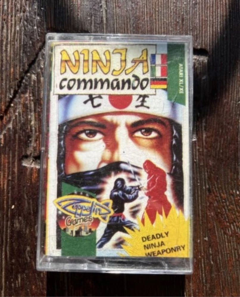 Gra na Atari XL XE Ninja Commando