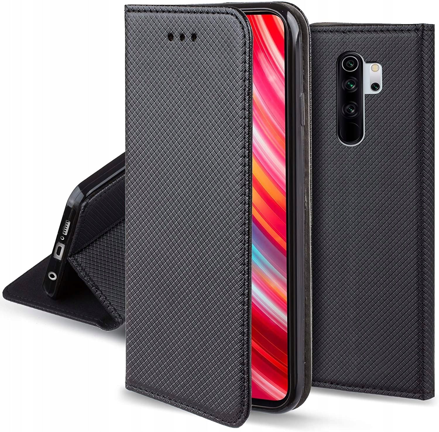 Kabura Smart Book MAGNET do XIAOMI REDMI NOTE 8 PRO Czarna