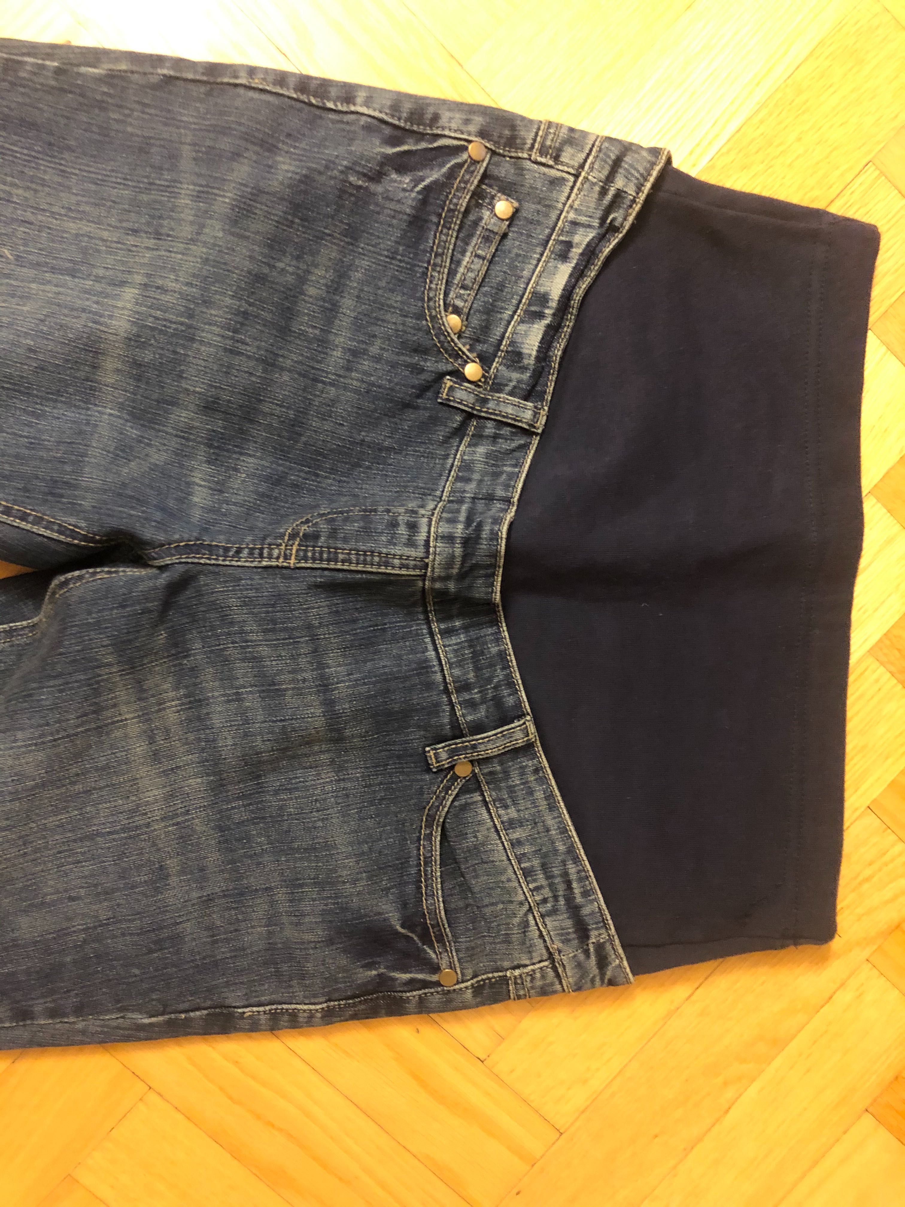 Jak nowe , super wygodne , Jeansowe spodnie ciążowe rozmiar M