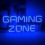 Neonowy napis LED Gaming zone 40x17 cm