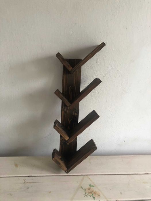 Stojak na wino SIERADZ drewniany