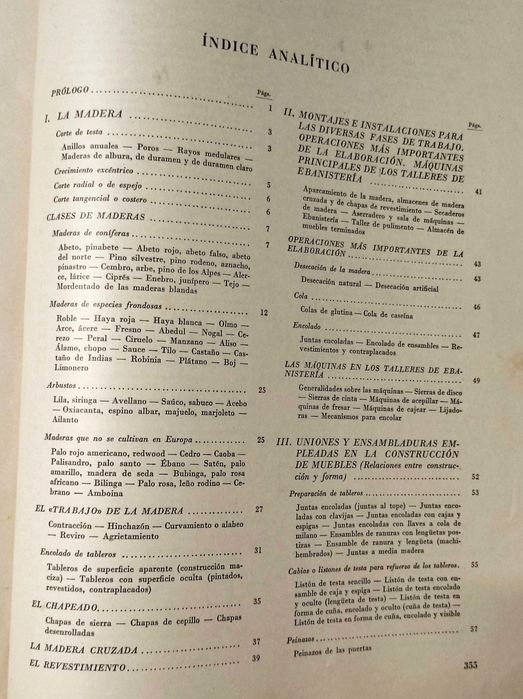 Livro Tratado De Ebanisteria / Fritz Spannagel (1946) (carpintaria)