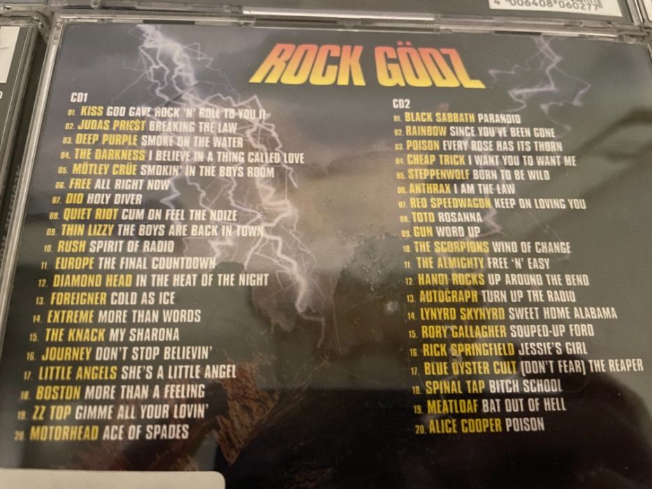 20 CD de compilações de Rock