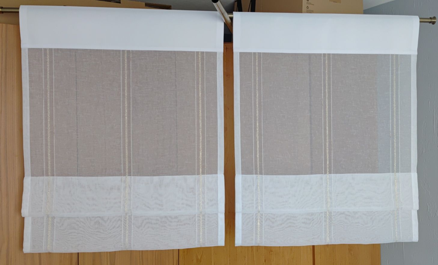 Nowy komplet ekrany, roletki 2x 74 x 91cm