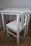 Stolik dziecięcy z krzesełkiem Kritter IKEA- drewniany