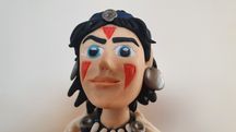 Manga Figurka z modeliny inspirowana princess mononoke