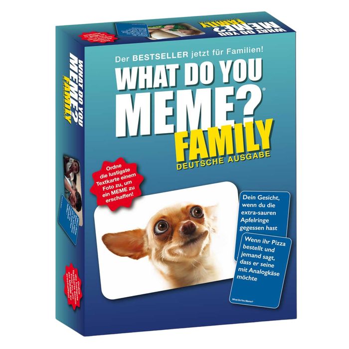 Gra familijna, dla dzieci WHAT DO YOU MEME? wersja niemiecka