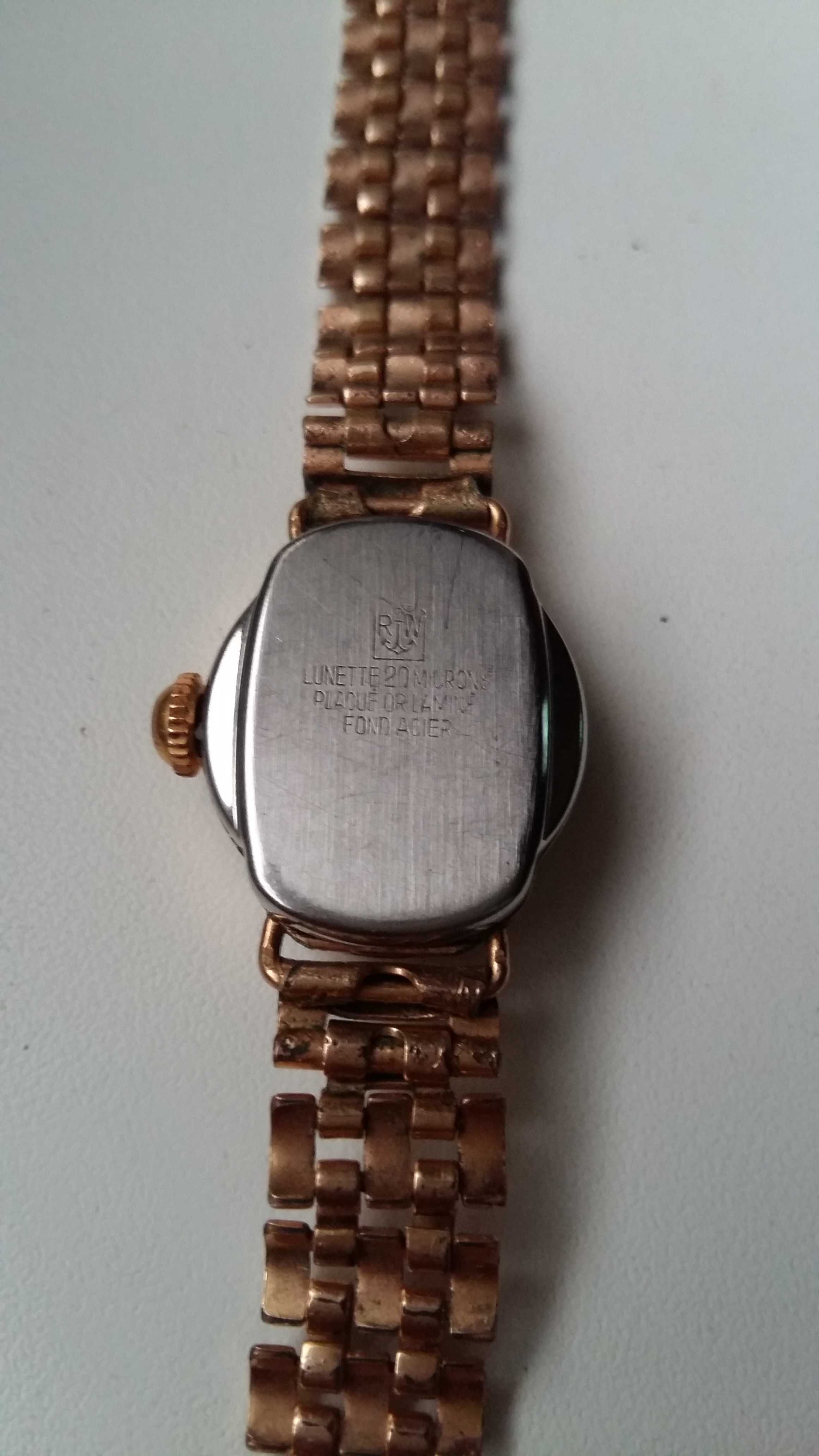 Zegarek Żedon Ebauche Suisse na bransoletce złoto-au 20.