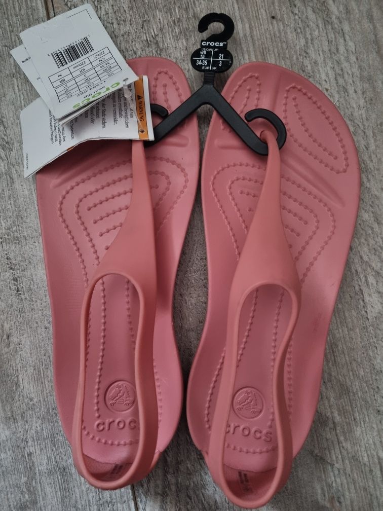 Crocs NOWE sexi flip W5 japonki sandały