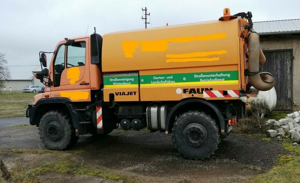 Zamiatarka do unimoga u300 u400 u500 Faun Vijajet 4m³