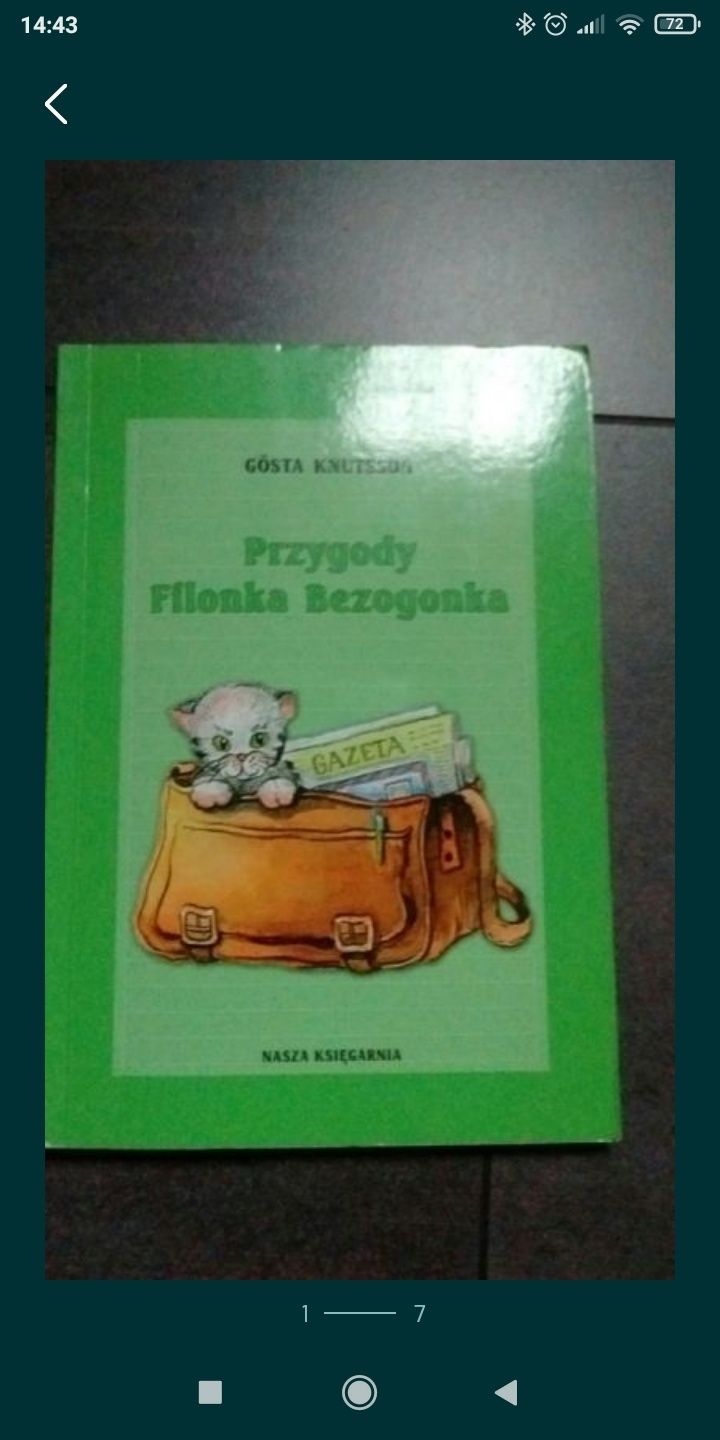 Książka dla dzieci, wesoła. Przygody Filonka Kotka bezogonka,