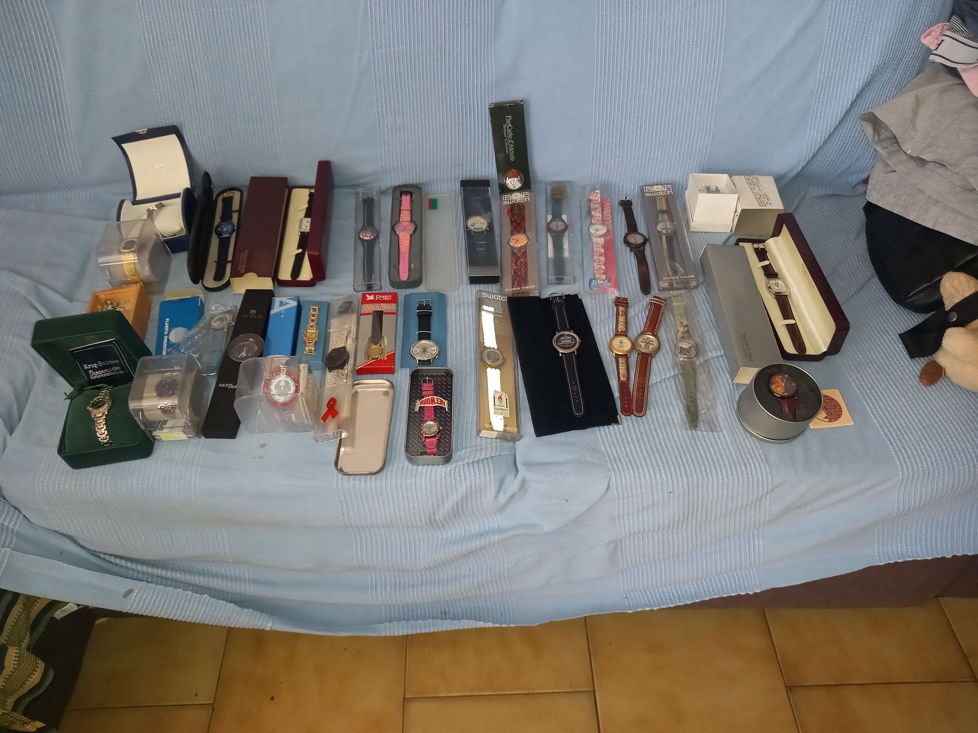 Lote de relógios de coleção
