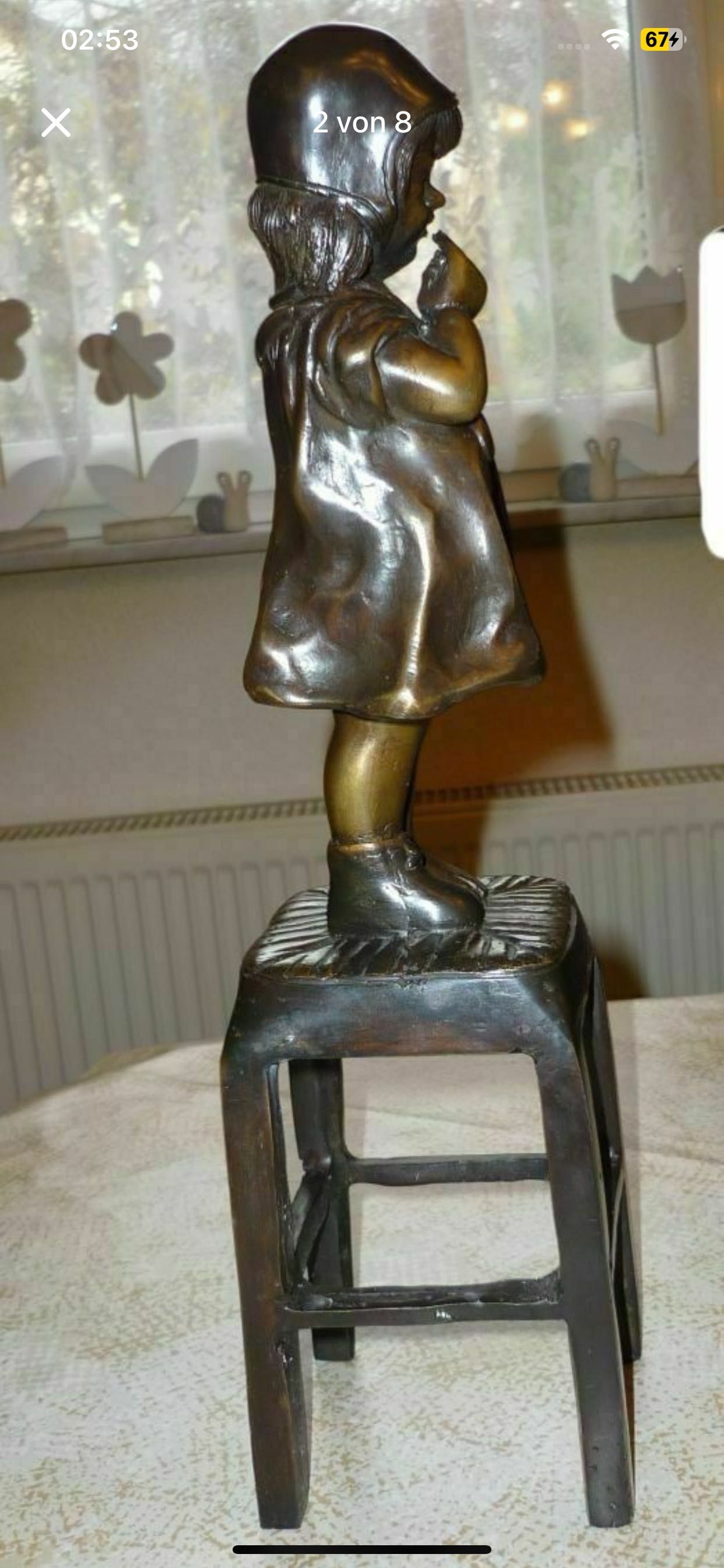 Linda Escultura em bronze