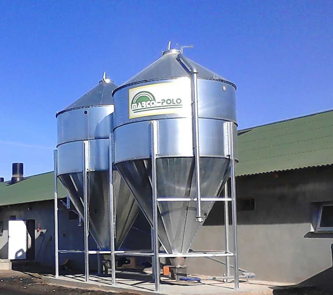 Silos zbiornik silos paszowy zbożowy 30ton 36t 20t 15t + STAWIANIE HDS