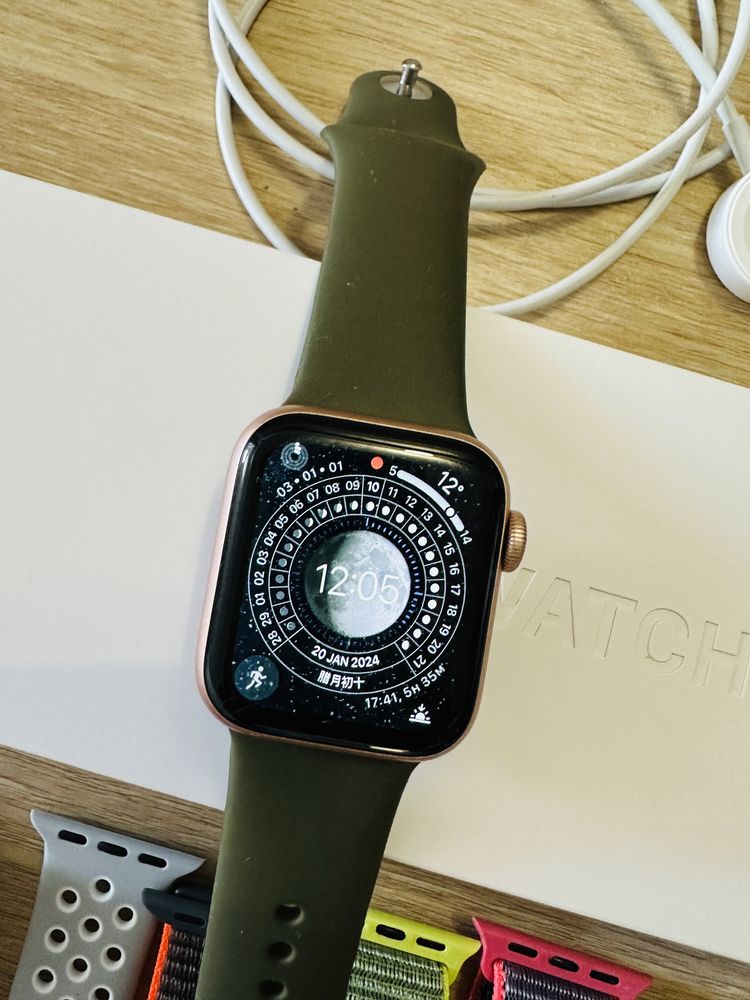 Apple watch 6 com caixa fatura e 12 braceletes