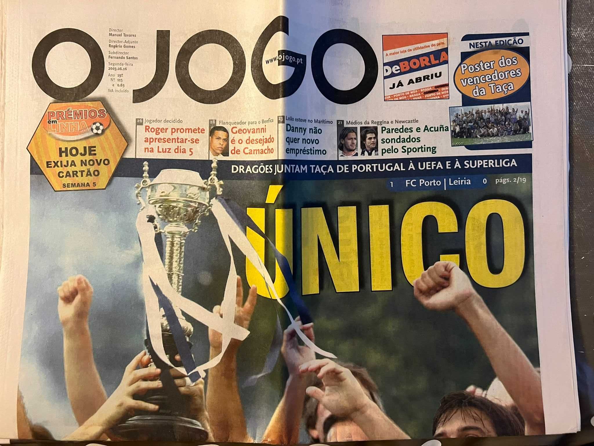 FCP Jornais O JOGO - 2003/2004