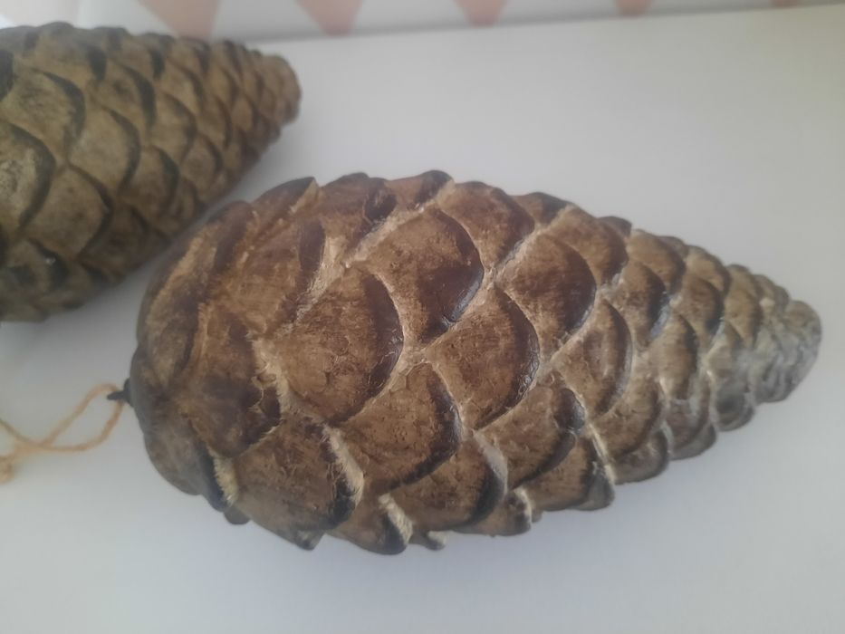 Szyszki dekoracyjne DUŻE 2 szt.