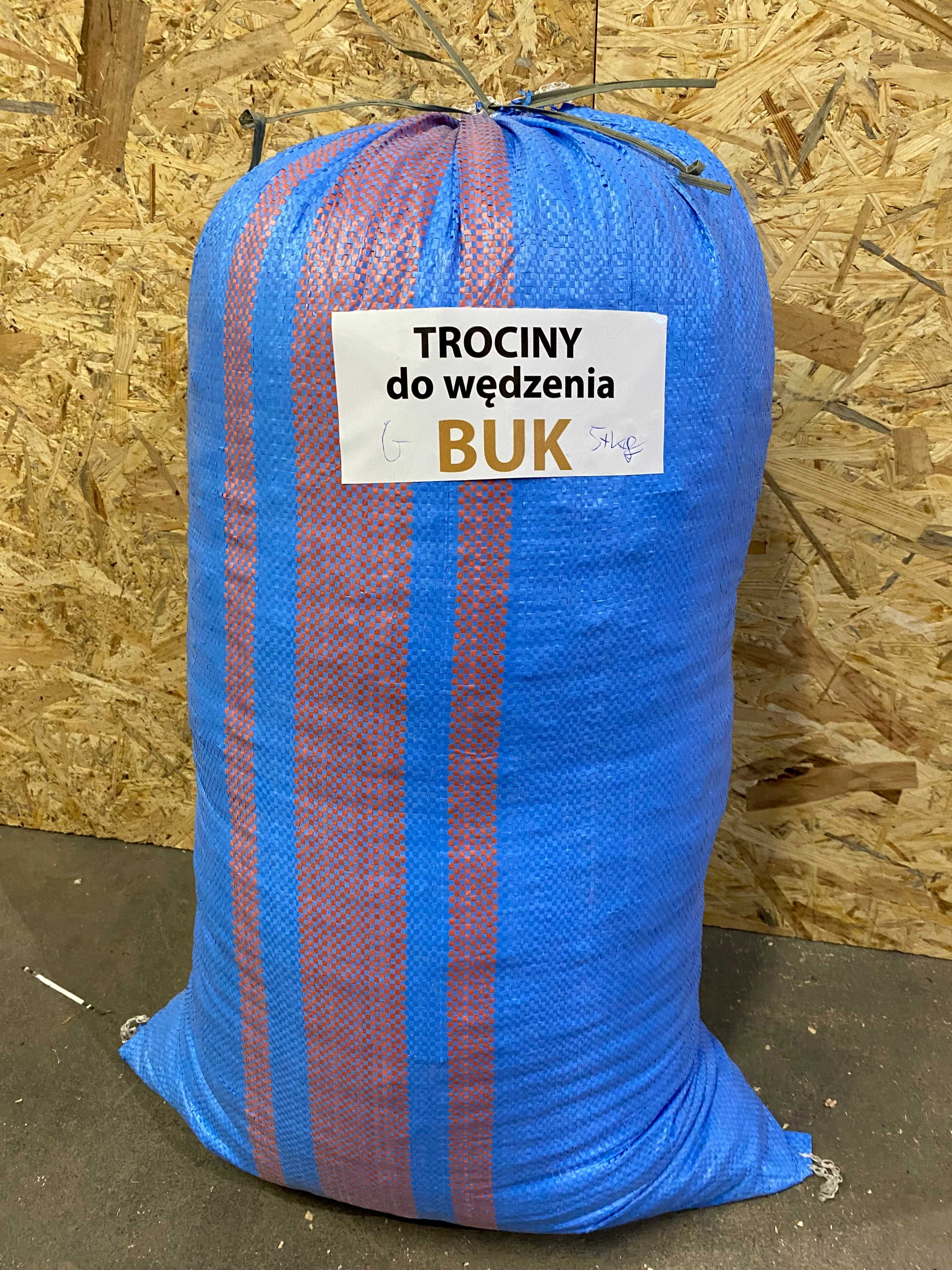 Trociny Wióry Bukowe do wędzenia 5 kg Suche
