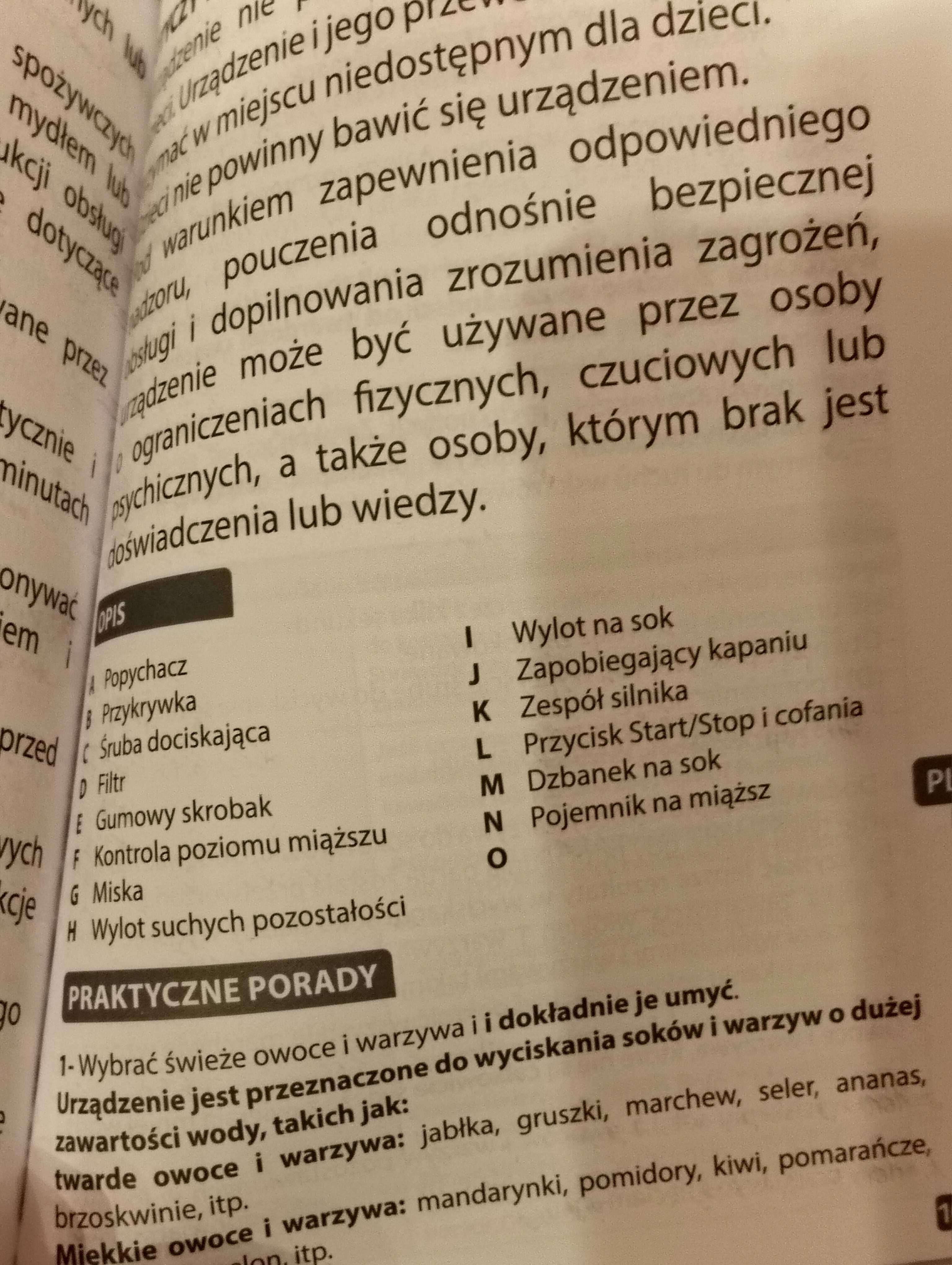 Wyciskarka wolnoobrotowa