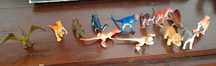 13 bonecos pvc dinossauros