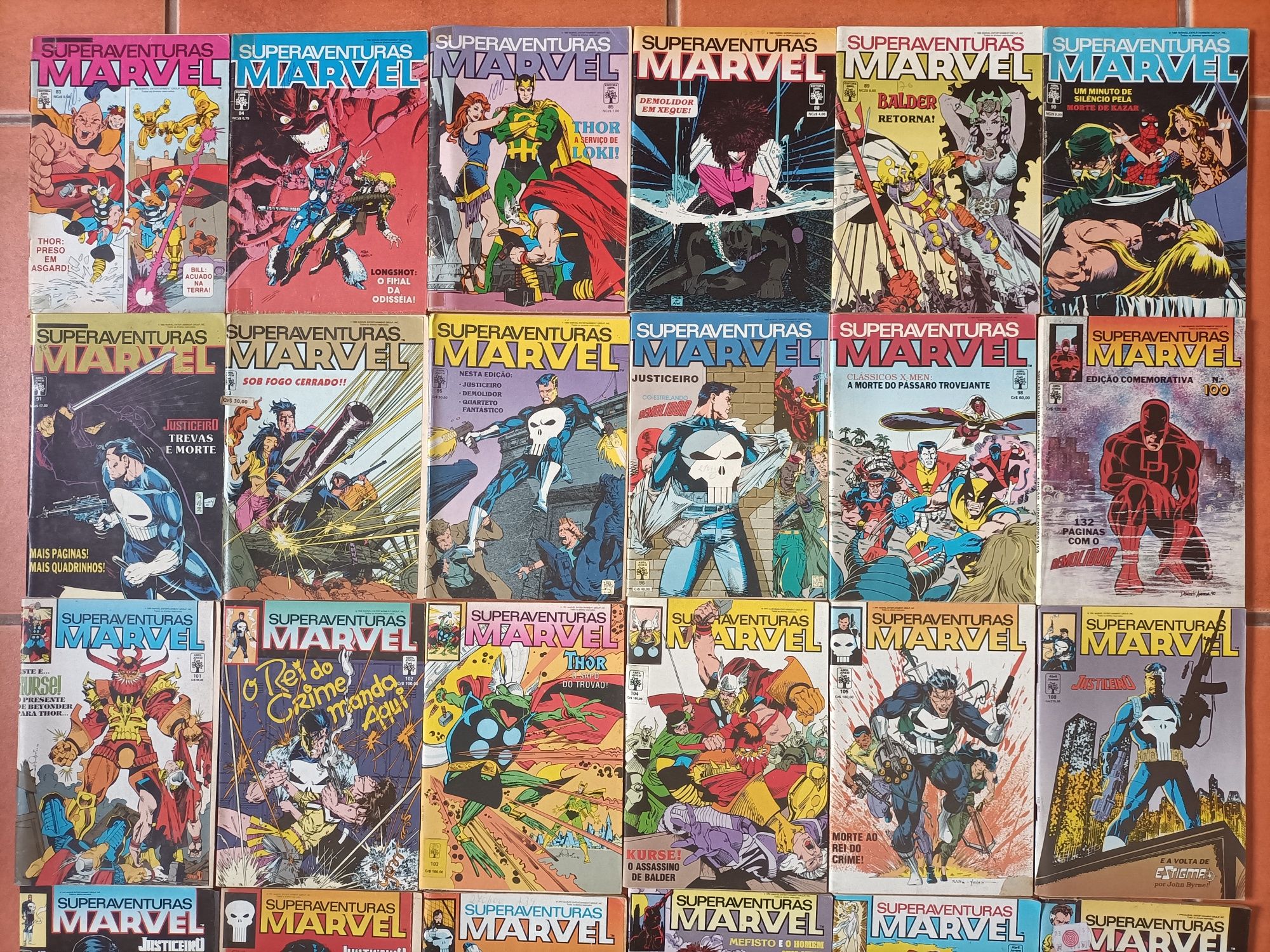 63 Livros Super aventuras Marvel