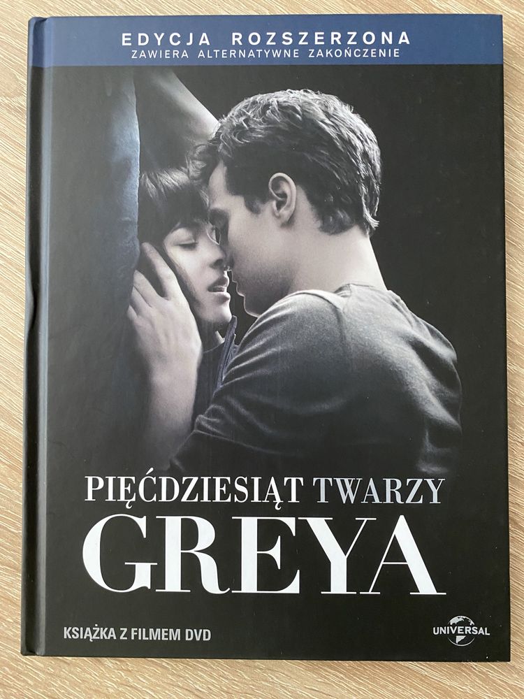 50 twarzy Greya - książka z filmem DVD