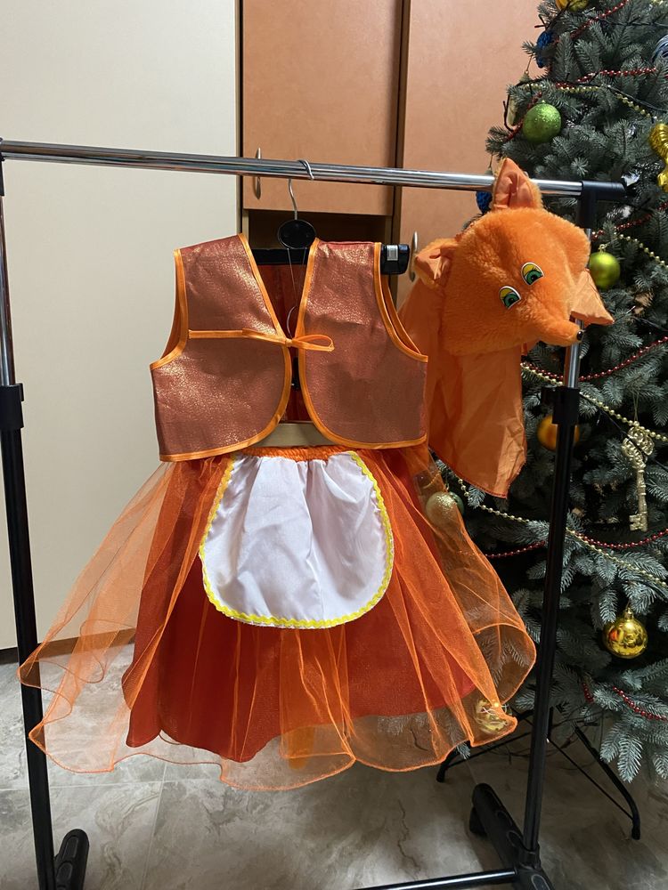 Новогодний костюм лиса лисичка лисички