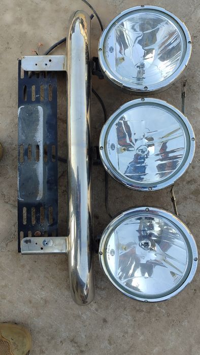 Дуга кенгурятник з фарами на джип