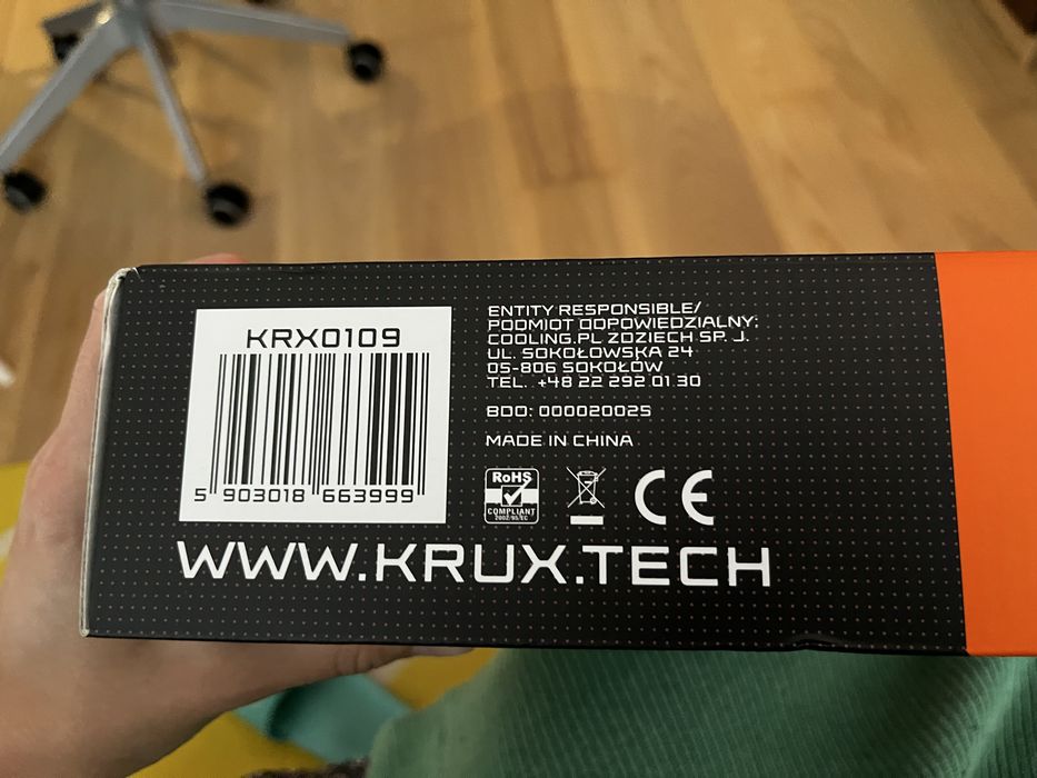 Mirkofon studyjny, gaming, streaming, podcast krux edis 1000